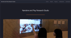 Desktop Screenshot of narrativeandplay.org